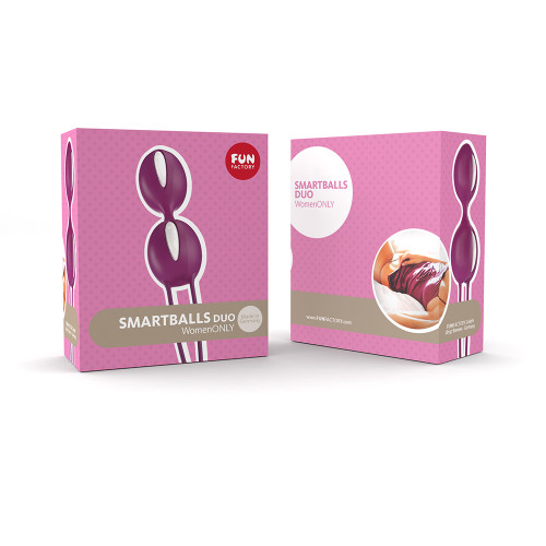 Вагинальные шарики Fun Factory Smartballs Teneo Duo Лиловые