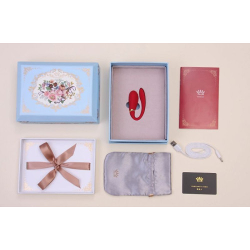 Вібромасажер з функцією керування зі смартфона Zalo Fanfan Червоний