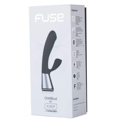 Интерактивный вибратор-кролик Ohmibod Fuse for Kiiroo Черный
