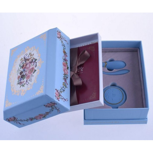 Вібромасажер для пар з функцією керування зі смартфона Zalo Fanfan Set Блакитний