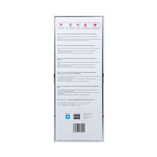 Смарт мини секс-машина Lovense Gravity, съемная присоска, подходит для вебкома.