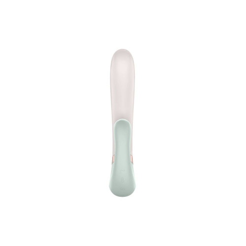 Смарт вібратор-кролик із підігрівом Satisfyer Heat Wave Mint