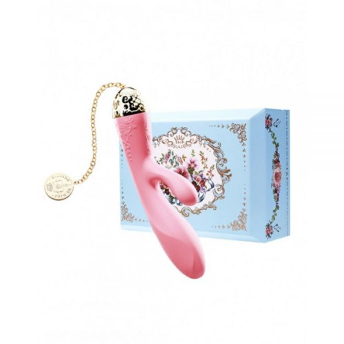 Вібромасажер-кролик з функцією керування зі смартфона Zalo Rosalie Рожевий