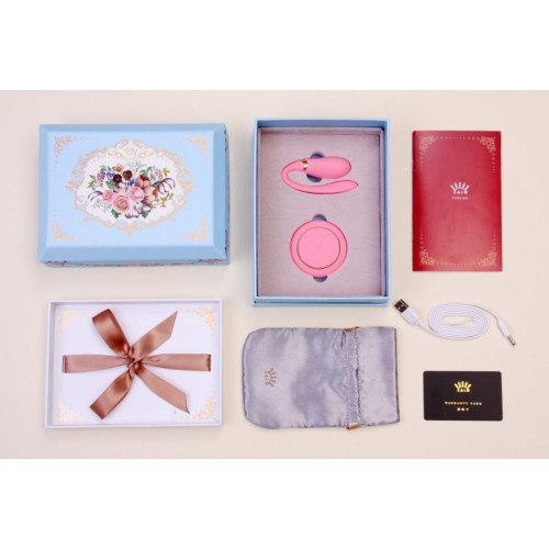 Вібромасажер для пар з функцією керування зі смартфона Zalo Fanfan Set Рожевий