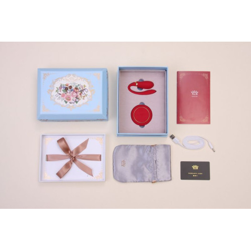 Вібромасажер для пар з функцією керування зі смартфона Zalo Fanfan Set Червоний