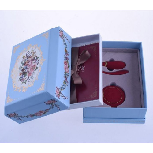 Вібромасажер для пар з функцією керування зі смартфона Zalo Fanfan Set Червоний