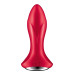 Анальная смарт-вибропробка с жемчужным массажем Satisfyer Rotator Plug 1+ Red