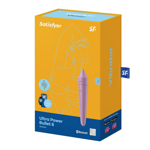 Смарт-минивибратор Satisfyer Ultra Power Bullet 8 Лиловый
