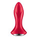 Анальная смарт-вибропробка с жемчужным массажем Satisfyer Rotator Plug 1+ Red