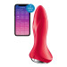 Анальная смарт-вибропробка с жемчужным массажем Satisfyer Rotator Plug 1+ Red
