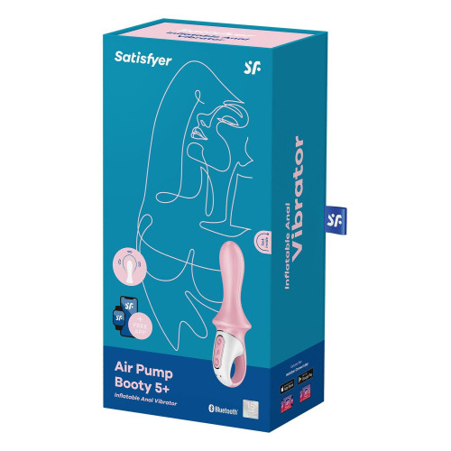 Анальный смарт-вибратор Satisfyer Air Pump Booty 5+.