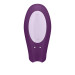 Смарт-вибратор для пар Satisfyer Double Joy Фиолетовый с широким клиторальным стимулятором
