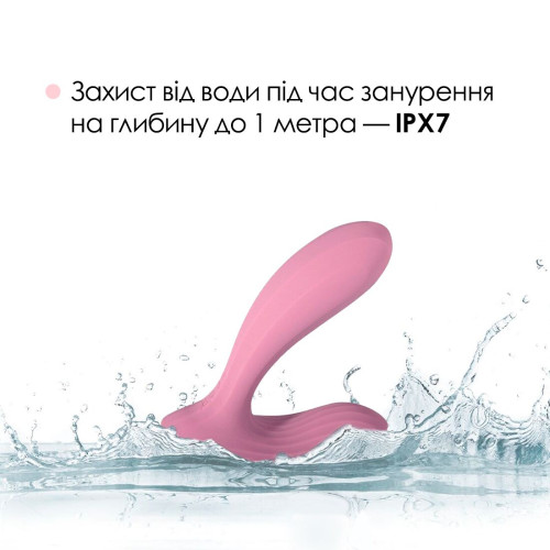 Смарт вибратор в трусики Svakom Erica, очень гибкий, 2 мотора.