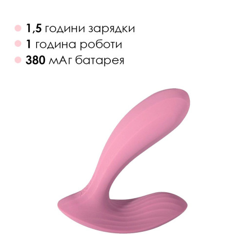 Смарт вибратор в трусики Svakom Erica, очень гибкий, 2 мотора.