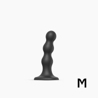 Насадка для страпона Strap-On-Me Dildo Plug Balls Black M Насадка для страпона Strap-On-Me Dildo Plug Balls Black M