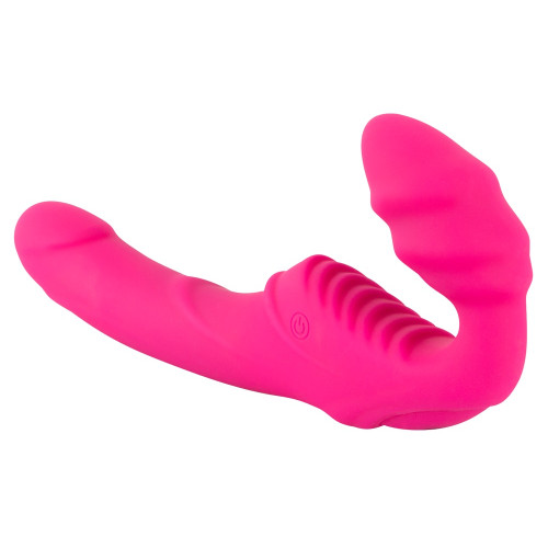 Женский страпон You2Toys Vibrating Strapless Strap-On Pink