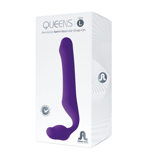 Безременный страпон Adrien Lastic Queens L, регулируемый изгиб, диаметр 3,8 см