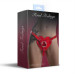 Трусики Сердце для страпона из натуральной кожи Feral Feelings - Hearts Strap-on Belt Red
