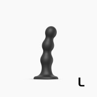 Насадка для страпона Strap-On-Me Dildo Plug Balls Black L Насадка для страпона Strap-On-Me Dildo Plug Balls Black L