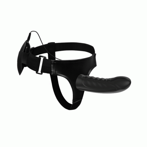 Мужской страпон Pretty Love Marvin Strap-On Harness Vibrating Черный 16.2 см