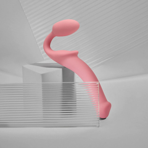 Безремневой страпон Strap-On-Me Rose XL, полностью регулируемый, диаметр 4,5см