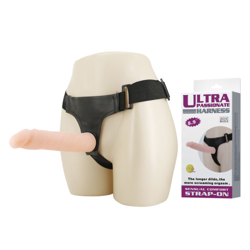 Женский страпон LyBaile Ultra Passionate Harness Телесный