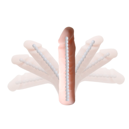 Женский страпон LyBaile Ultra Passionate Harness Телесный