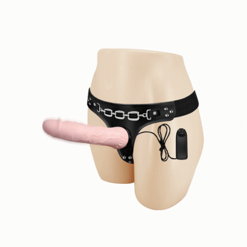 Страпон LyBaile Baile Jessica Strap On Vibrating, 19 см
