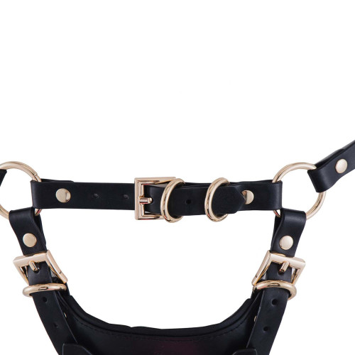 Страпон LOCKINK SEVANDA Queen Sheba Strapon Pink Dildo, регульовані кріплення, силіконовий дилдо