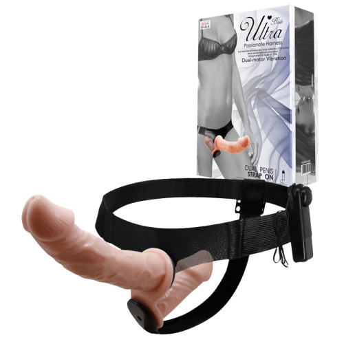 Страпон LyBaile Ultra Vibrating Dual Penis Strap On