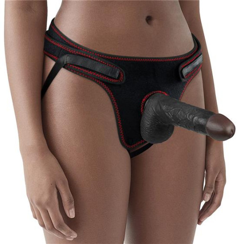 Страпон LoveToy Ingen Easy Strap-On Set 7 Black