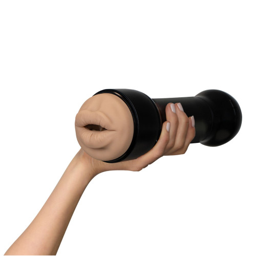 Мастурбатор-ротик Kiiroo FeelVictoria Mouth с всасывающей интерактивной насадкой PowerBlow Combo Set