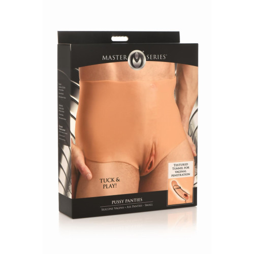 Накладная вагина Master Series Silicone Vagina + Butt Panties - Small