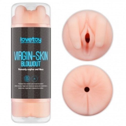 Мастурбатор LoveToy VirginLoveToySkin Blowout Stroker Vagina and Anus