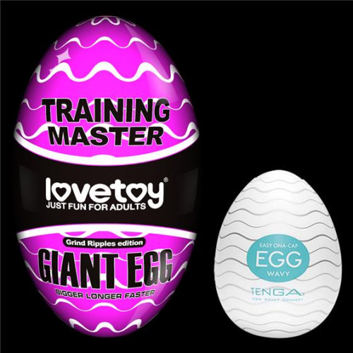 Мастурбатор LoveToy Traning Master Giant Egg Masturbator Purple
