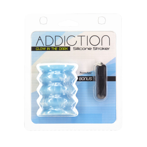 Мастурбатор ADDICTION Silicone Reversible Stroker – Glow in the Dark