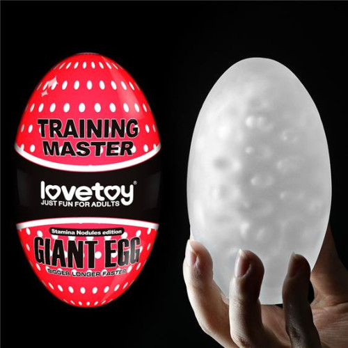 Мастурбатор LoveToy Traning Master Giant Egg Masturbator Red