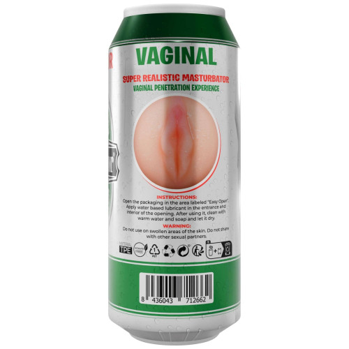 Мастурбатор-вагина Alive Heineken Vagina II в виде банки пива