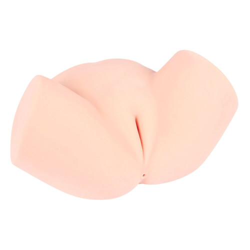 Мастурбатор-полуторс Kokos Samanda 2WayPlus с вибрацией и массажем, два входа: вагина и попка