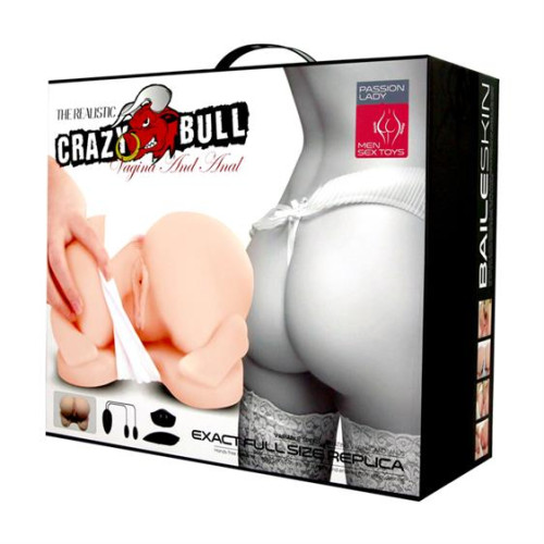 Мастурбатор Crazy Bull Exact Full Size Replica Vagina And Anal
