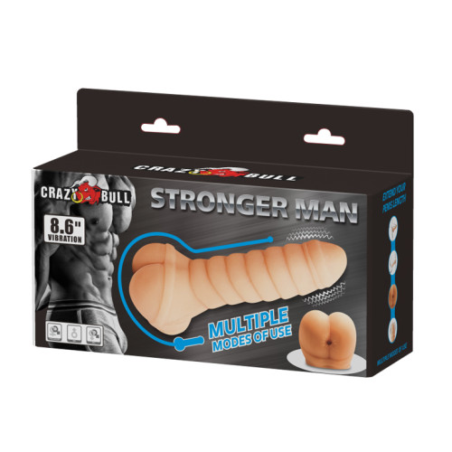 Мастурбатор Crazy Bull Stronger Man Vibration 8.6"