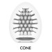 Мастурбатор-яйцо Tenga Egg Cone, плотный TPE, пробник лубриканта 5 мл