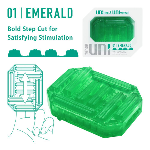 Стимулятор для ерогенних зон Tenga UNI Emerald