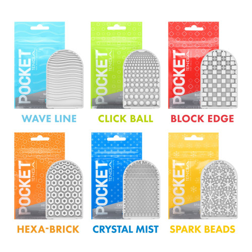 Мастурбатор TENGA Pocket Wave Line