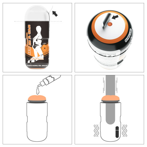 Мастурбатор LoveToy Sex In A Can Anus Lotus Tunnel Vibrating