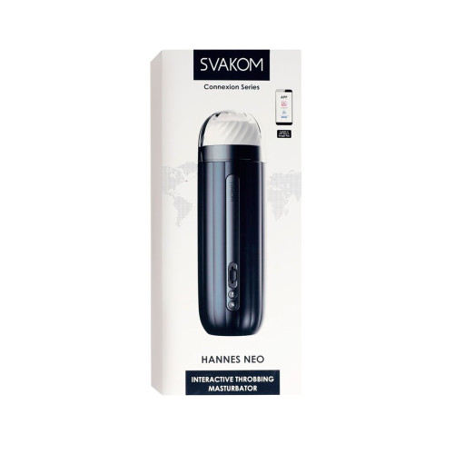 Интерактивный смарт-мастурбатор Svakom Hannes Neo, подогрев до 38°C