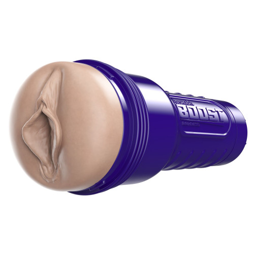 Мастурбатор-вагіна Fleshlight Boost Bang Light Medium Flesh, плаваючі кільця Turbo Tech