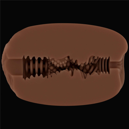 Мастурбатор LoveToy Slider DoubleLoveToyEnded Masturbator Vagina and Anus Brown