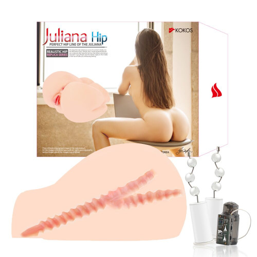 Мастурбатор Kokos Juliana 2WayPlus с вибрацией и массажем с функцией массажа и вибрацией