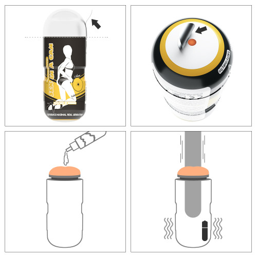 Мастурбатор LoveToy Sex In Can Canus Stamina Tunnel Vibrating